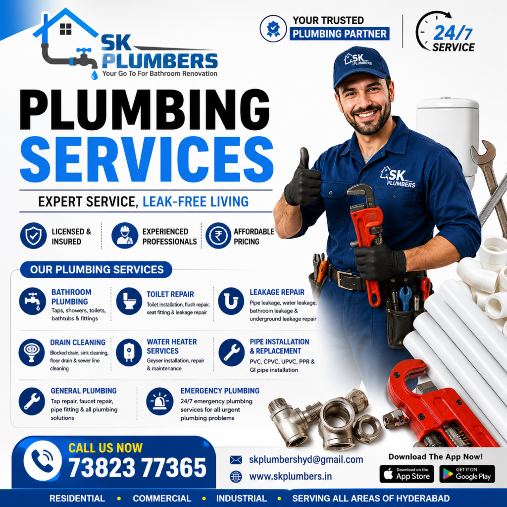 bathroom renovation,SK Plumbers