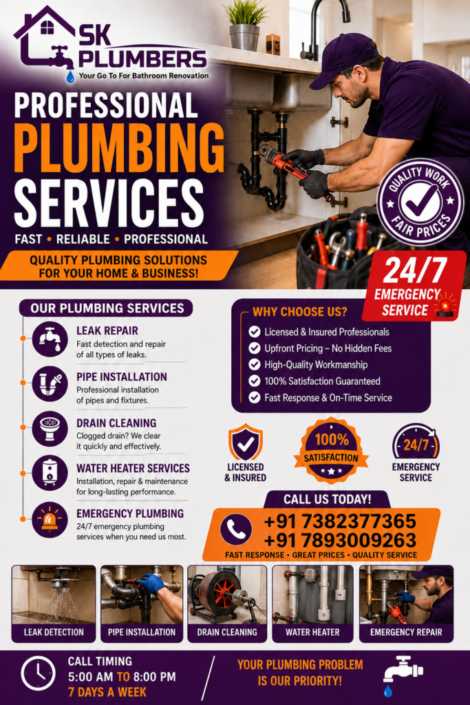 Leaking Pipe Plumber